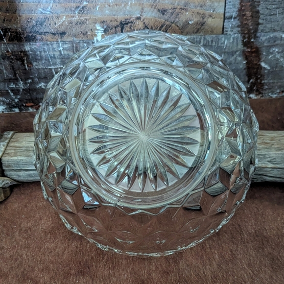 Vintage 50's Fostoria American Pattern Crystal Bowl - Picture 5 of 9